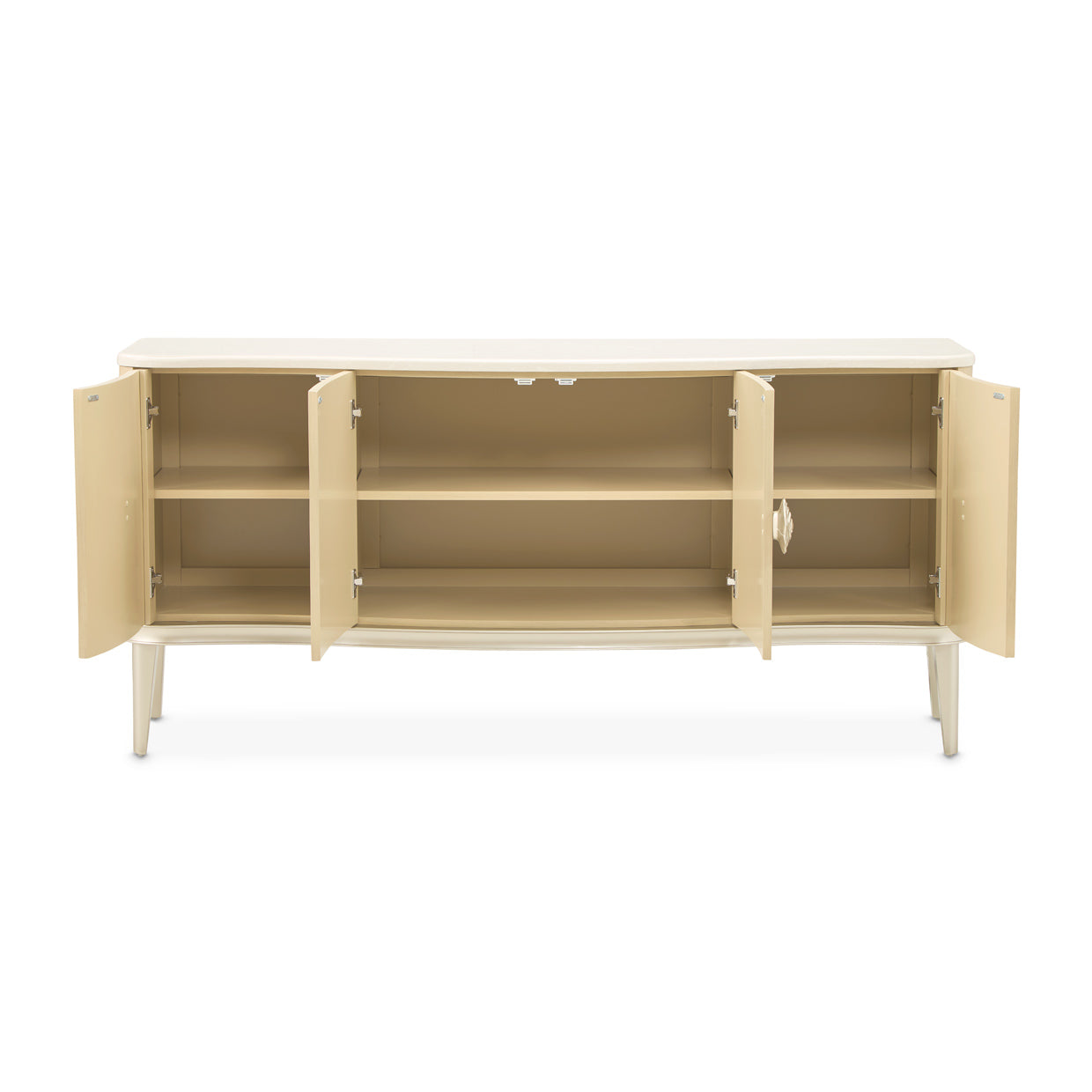 Michael Amini Camellia Field Caramel Sideboard