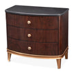 Michael Amini Camellia Field Caramel Nightstand