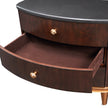 Michael Amini Camellia Field Caramel Nightstand