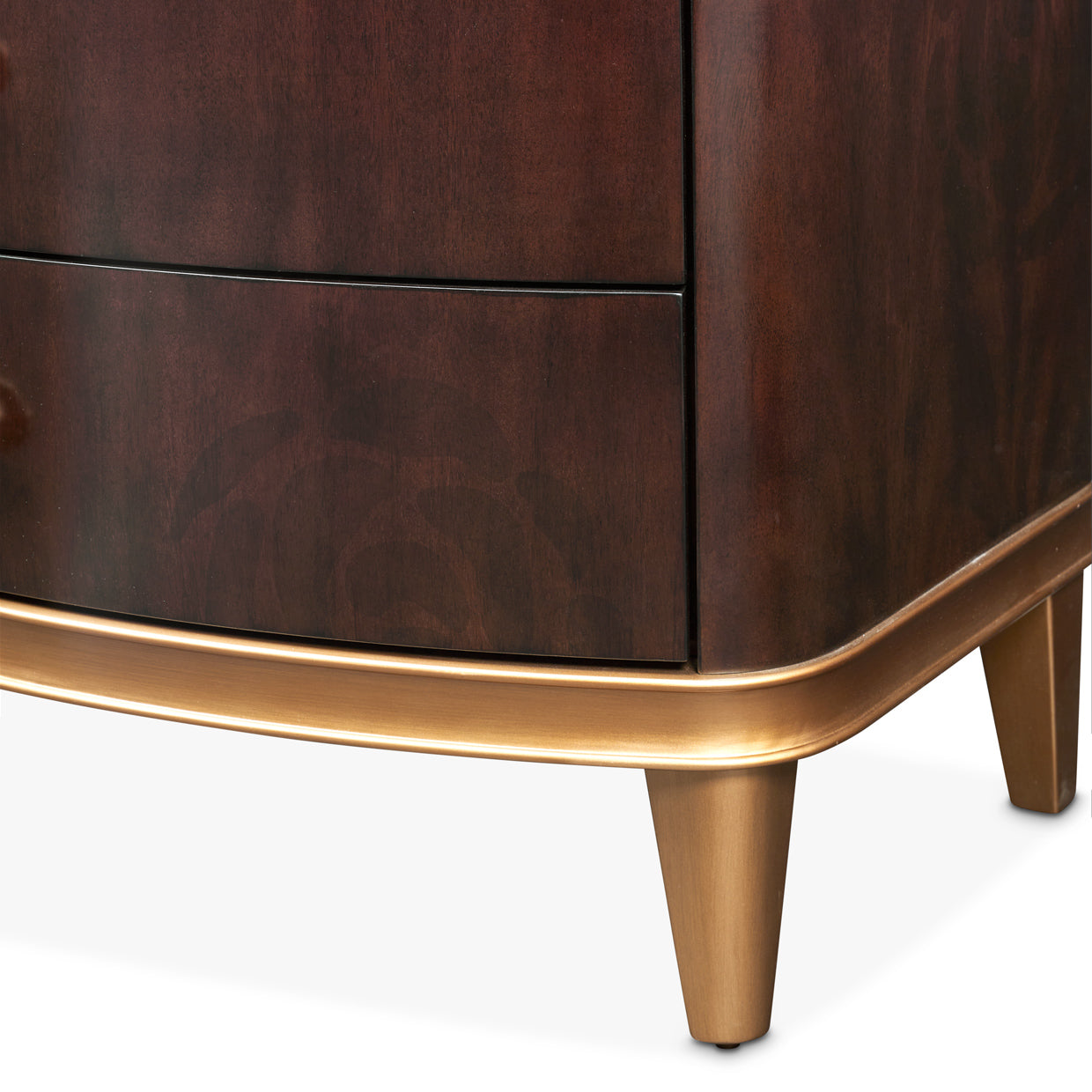 Michael Amini Camellia Field Caramel Nightstand