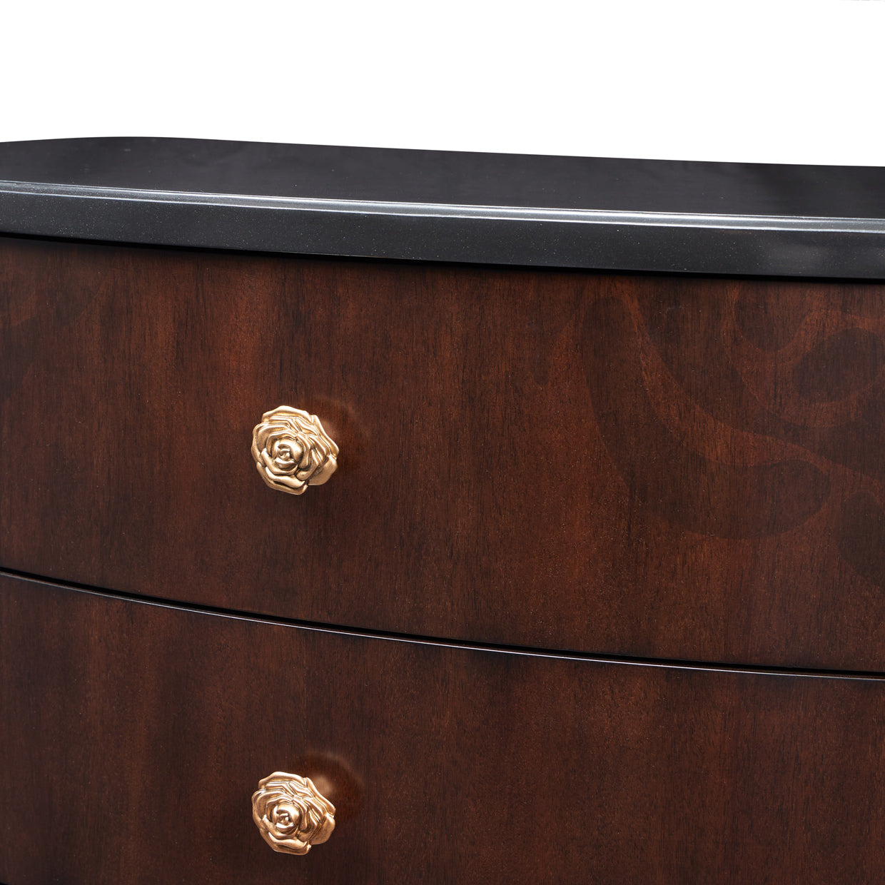 Michael Amini Camellia Field Caramel Nightstand