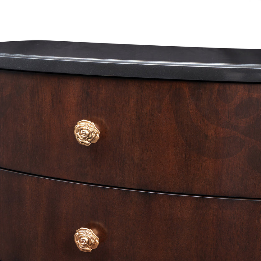 Michael Amini Camellia Field Caramel Nightstand