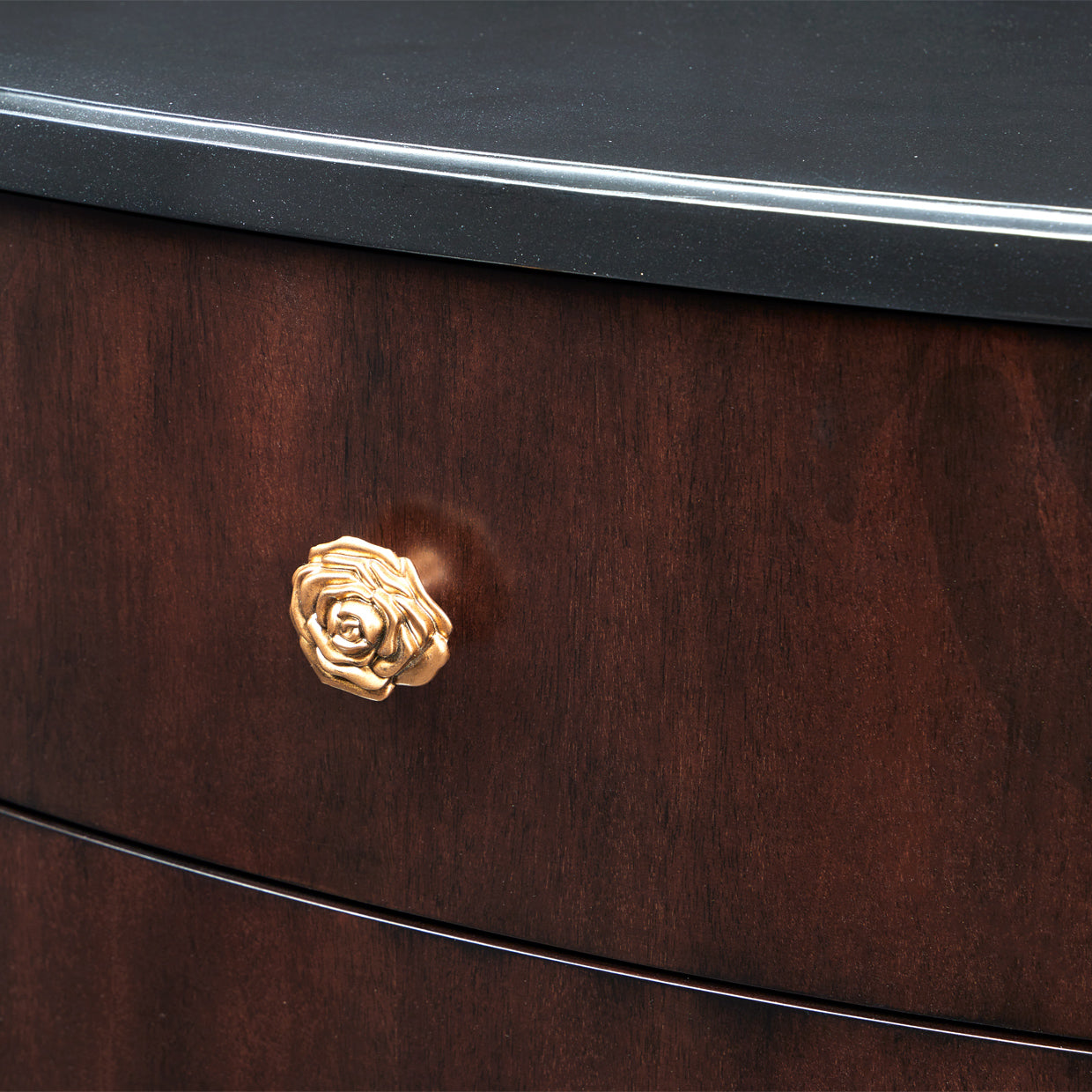 Michael Amini Camellia Field Caramel Nightstand