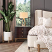 Michael Amini Camellia Field Caramel Nightstand