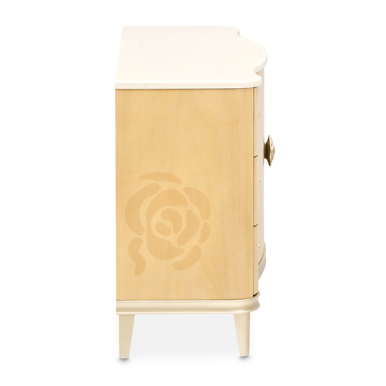 Michael Amini Camellia Field Caramel Dresser