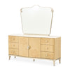 Michael Amini Camellia Field Caramel Dresser w Mirror