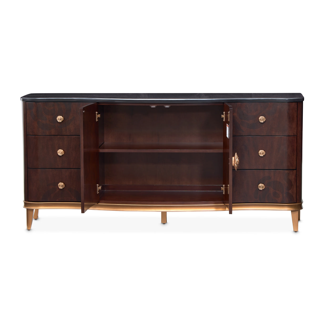 Michael Amini Camellia Field Caramel Dresser