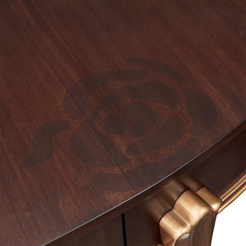 Michael Amini Camellia Field Caramel Vanity Desk