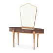 Michael Amini Camellia Field Caramel Vanity w Mirror