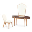 Michael Amini Camellia Field Caramel Vanity w Mirror & Chair