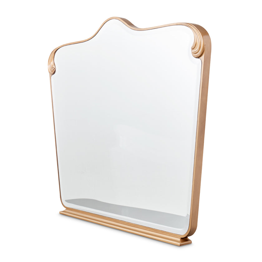 Michael Amini Camellia Field Caramel Dresser Mirror
