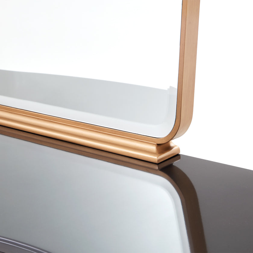 Michael Amini Camellia Field Caramel Dresser Mirror