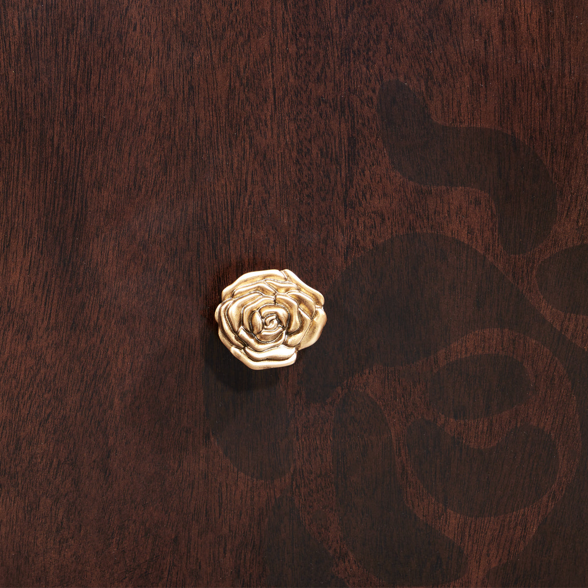 Michael Amini Camellia Field Caramel Media Cabinet