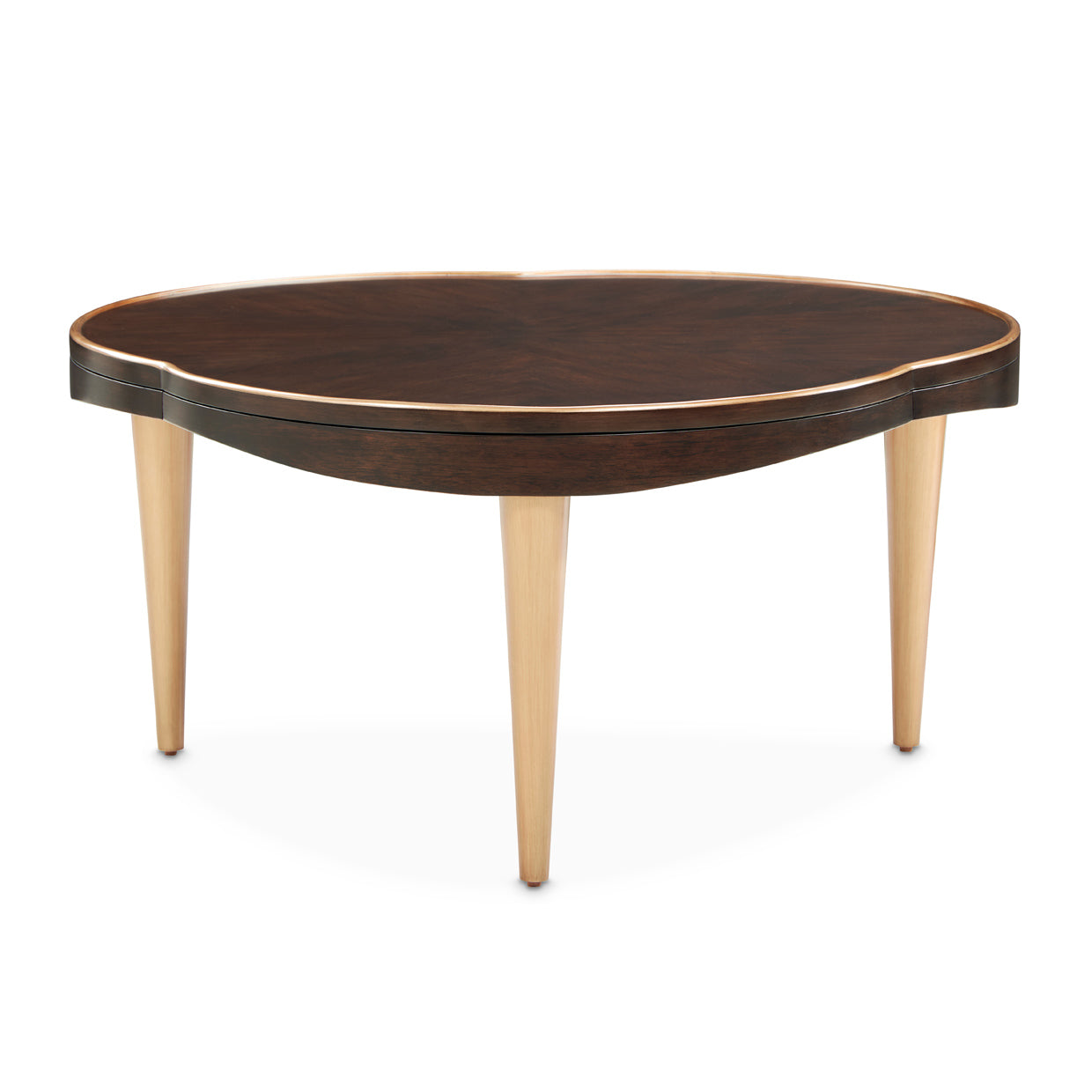 Michael Amini Camellia Field Caramel Cocktail Table