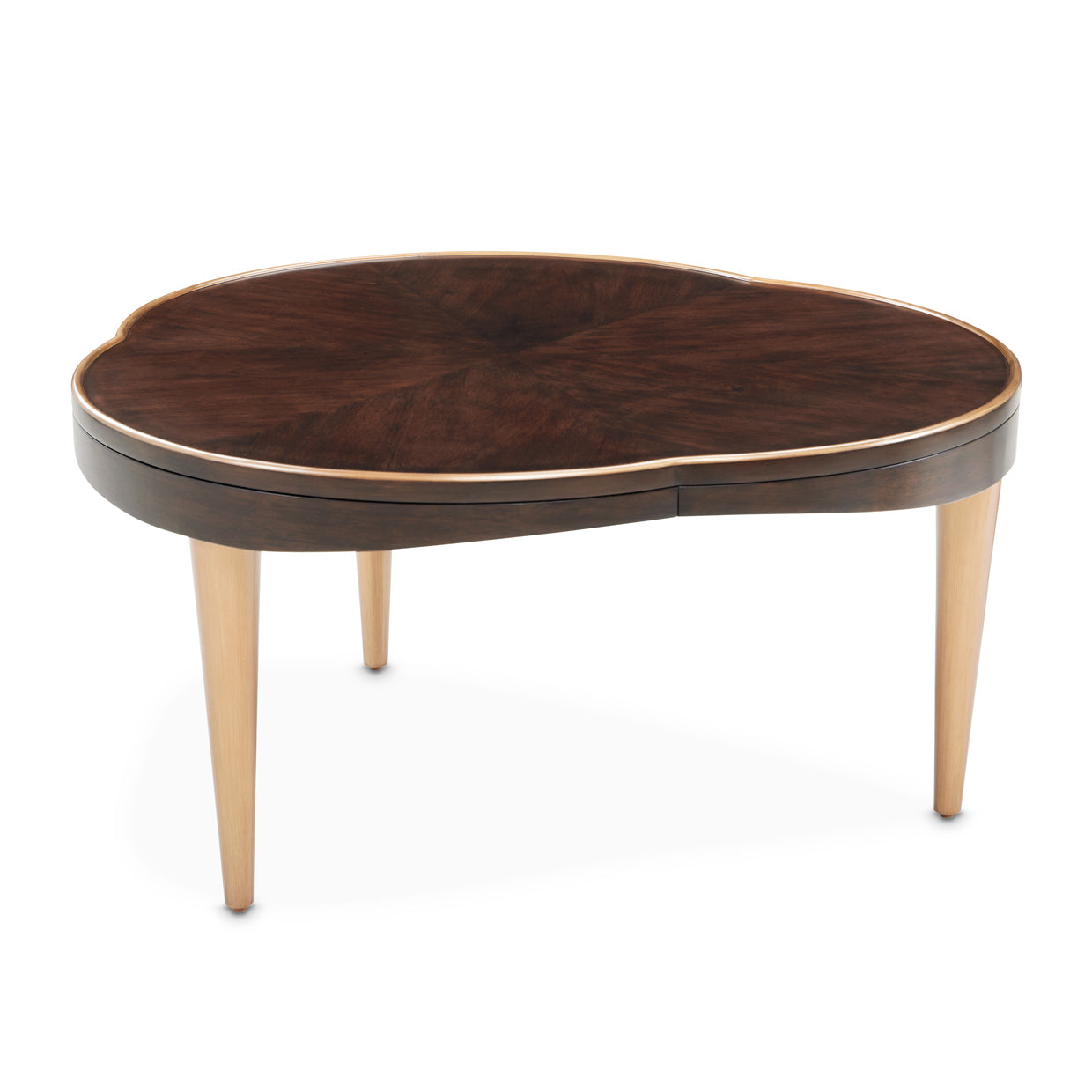 Michael Amini Camellia Field Caramel Cocktail Table