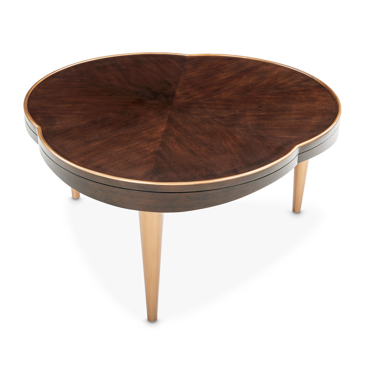 Michael Amini Camellia Field Caramel Cocktail Table