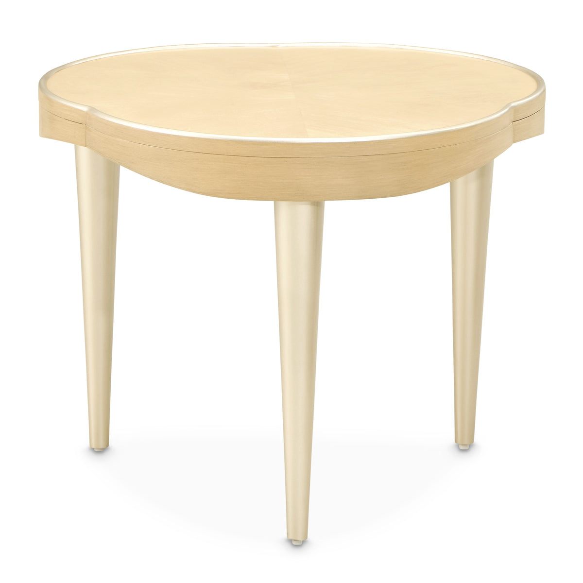 Michael Amini Camellia Field End Table - Caramel