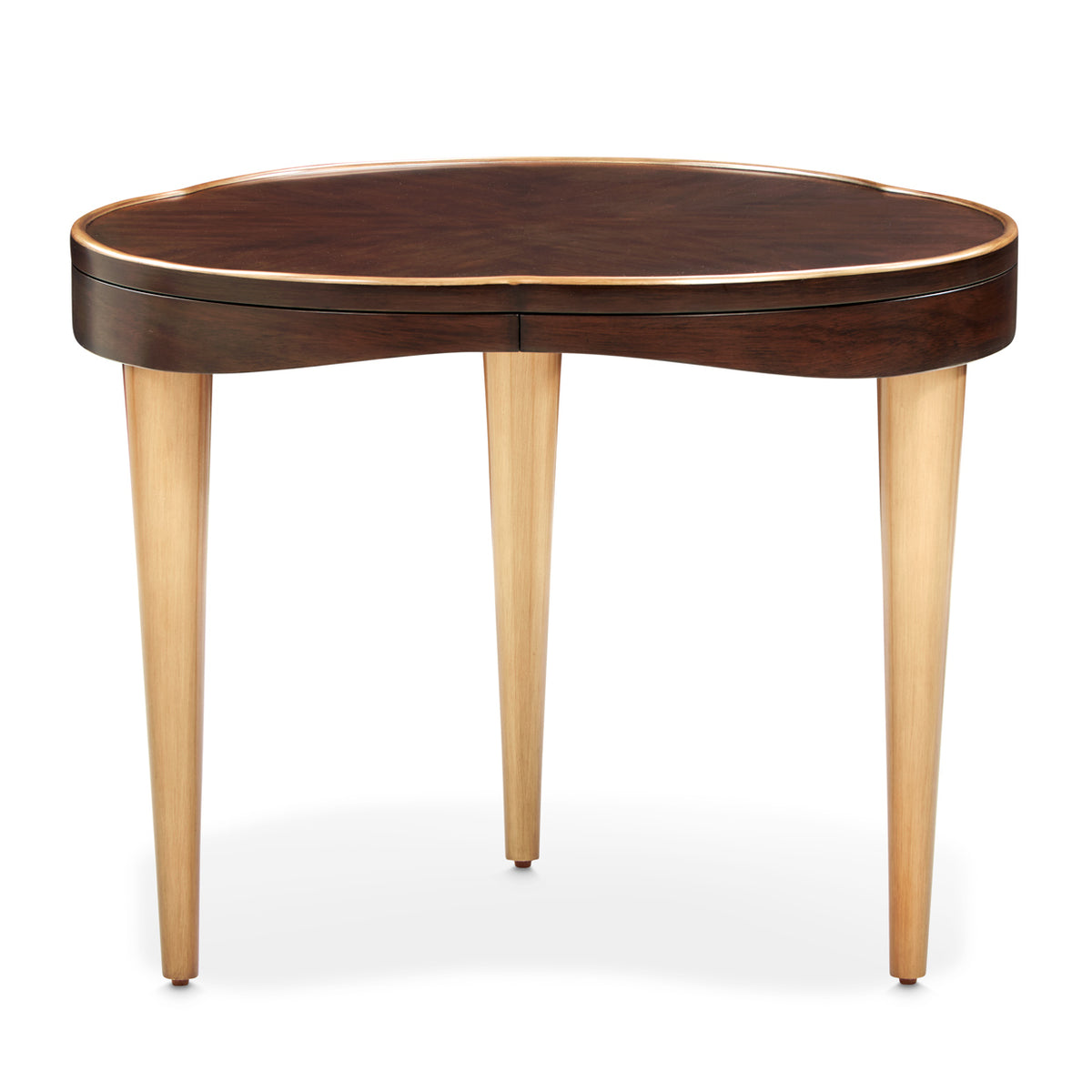 Michael Amini Camellia Field Caramel End Table