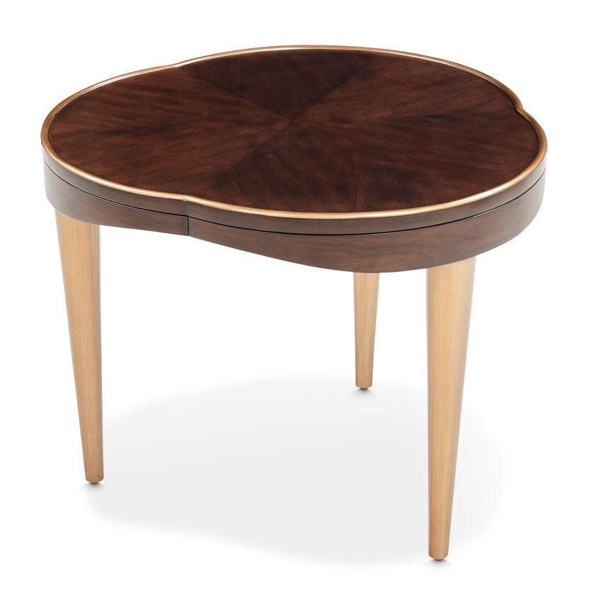 Michael Amini Camellia Field Caramel End Table