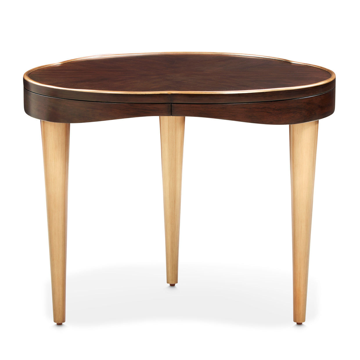 Michael Amini Camellia Field Caramel End Table