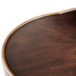 Michael Amini Camellia Field Caramel Chairside Table