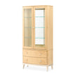 Michael Amini Camellia Field Caramel Display Cabinet