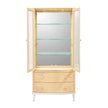 Michael Amini Camellia Field Caramel Display Cabinet