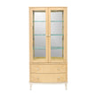 Michael Amini Camellia Field Caramel Display Cabinet