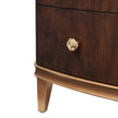 Michael Amini Camellia Field Caramel Display Cabinet