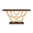 Michael Amini Camellia Field Caramel Console Table