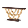 Michael Amini Camellia Field Caramel Console Table