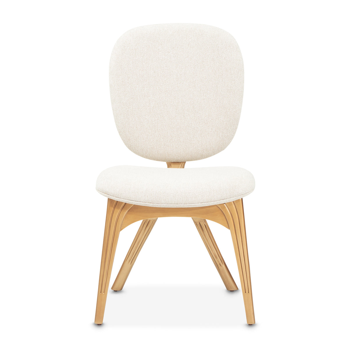 Michael Amini Camellia Field Caramel Vanity Chair
