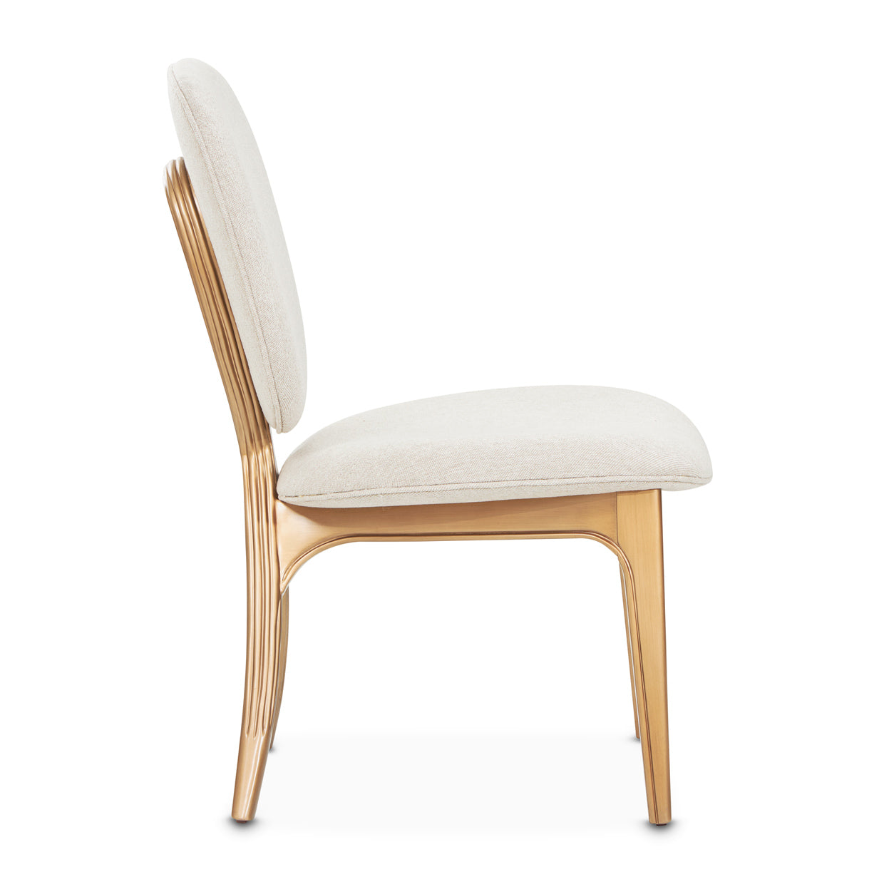 Michael Amini Camellia Field Caramel Vanity Chair