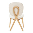 Michael Amini Camellia Field Caramel Vanity Chair
