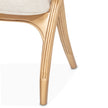 Michael Amini Camellia Field Caramel Vanity Chair