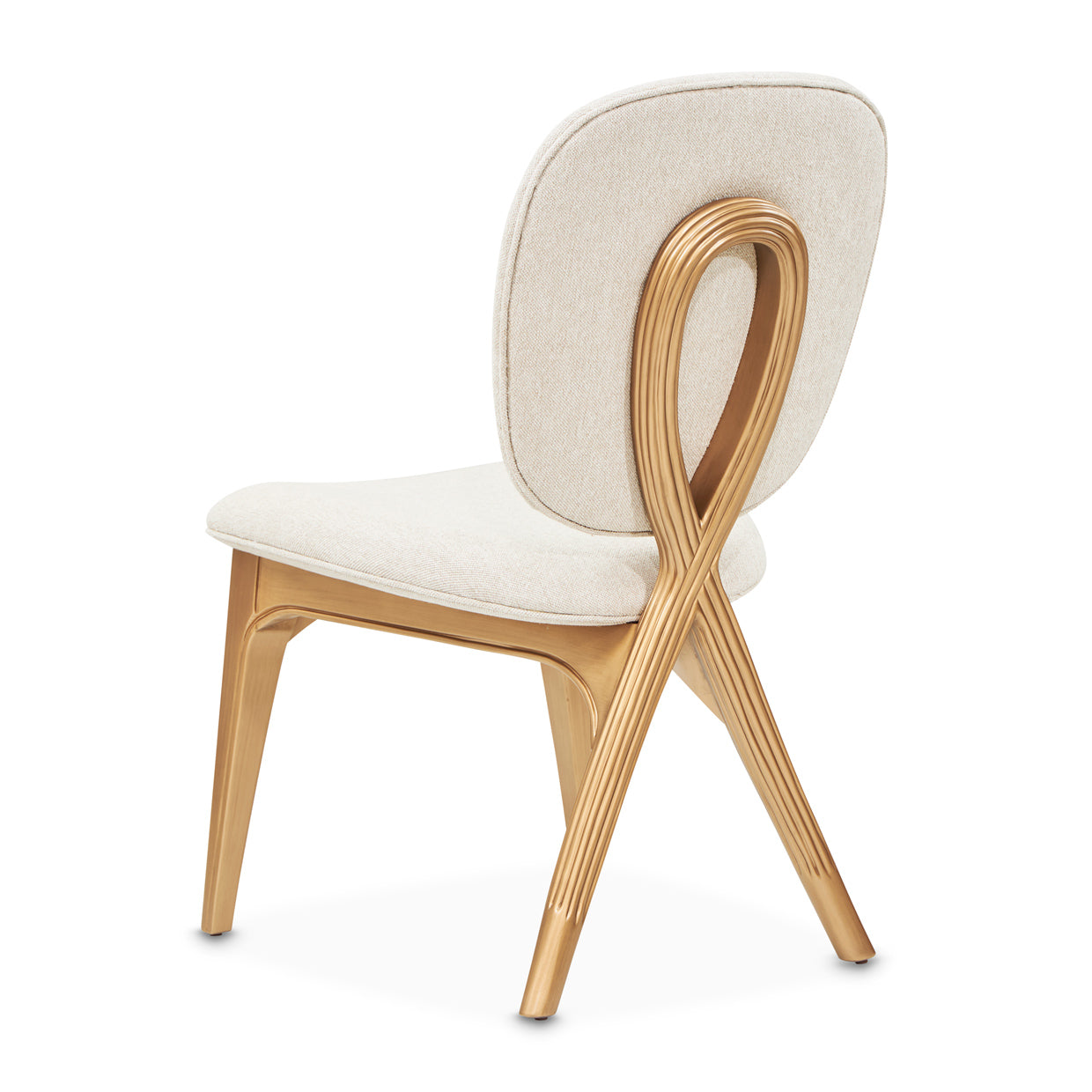 Michael Amini Camellia Field Caramel Vanity Chair