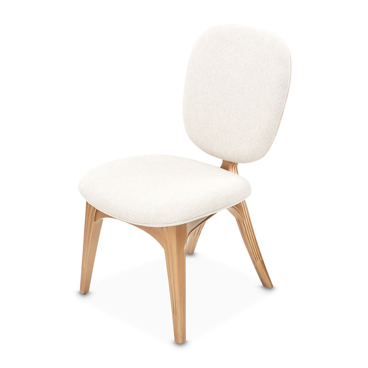 Michael Amini Camellia Field Caramel Vanity Chair