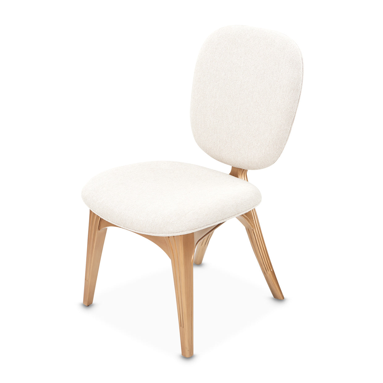 Michael Amini Camellia Field Caramel Vanity Chair
