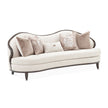Michael Amini Camellia Field Caramel Sofa Cornsilk Caramel