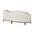 Michael Amini Camellia Field Caramel Sofa Cornsilk Caramel