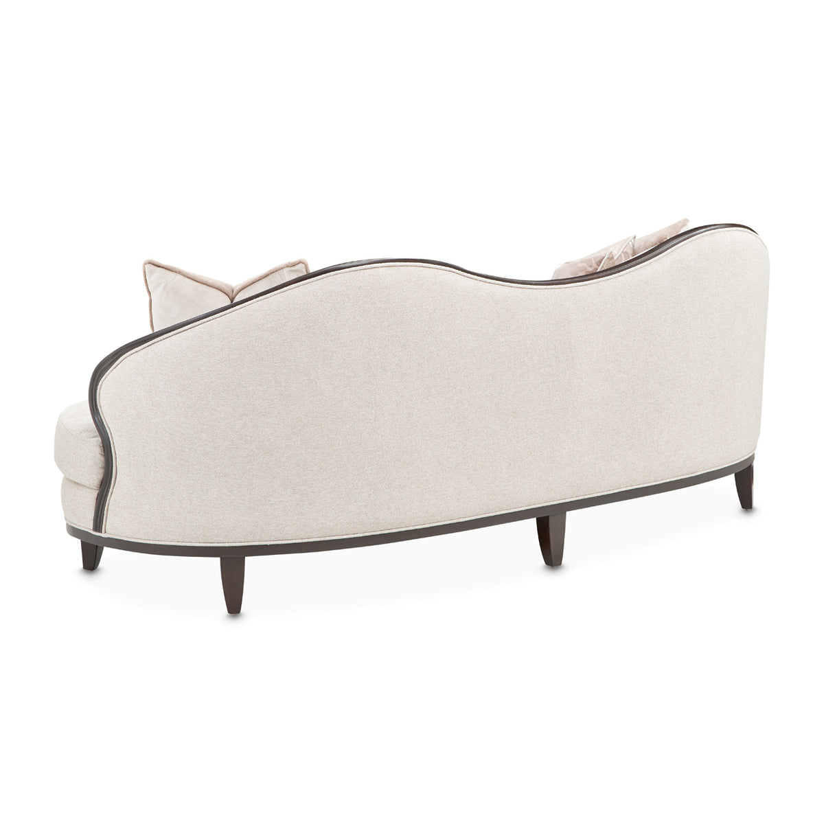 Michael Amini Camellia Field Caramel Sofa Cornsilk Caramel