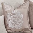 Michael Amini Camellia Field Caramel Sofa Cornsilk Caramel
