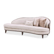 Michael Amini Camellia Field Caramel Asymmetrical Sofa Cornsilk Caramel