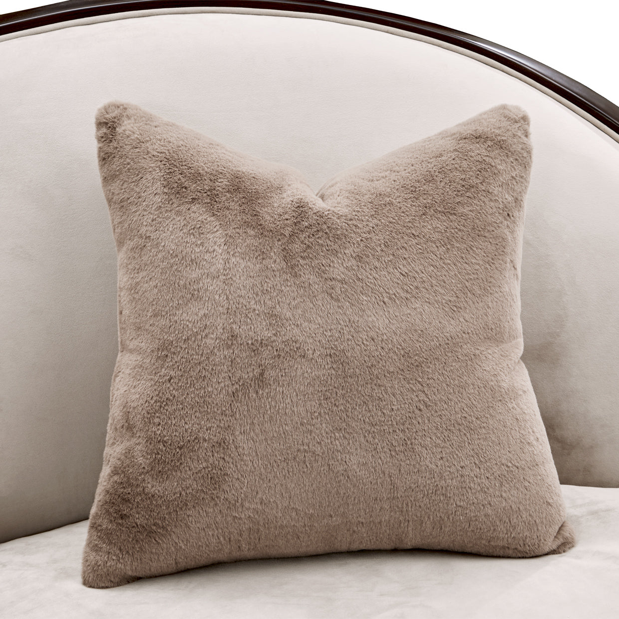 Michael Amini Camellia Field Caramel Asymmetrical Sofa Cornsilk Caramel