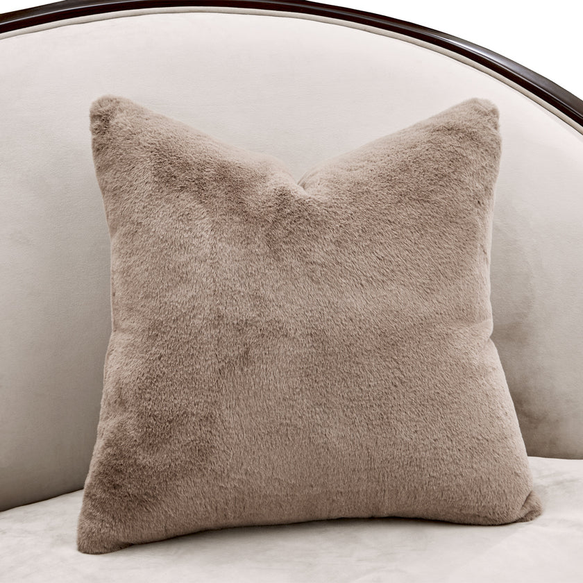 Michael Amini Camellia Field Caramel Asymmetrical Sofa Cornsilk Caramel