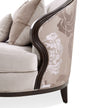 Michael Amini Camellia Field Caramel Asymmetrical Sofa Cornsilk Caramel