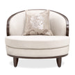 Michael Amini Camellia Field Caramel Matching Chair Cornsilk Caramel