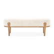 Michael Amini Camellia Field Caramel Accent Bench