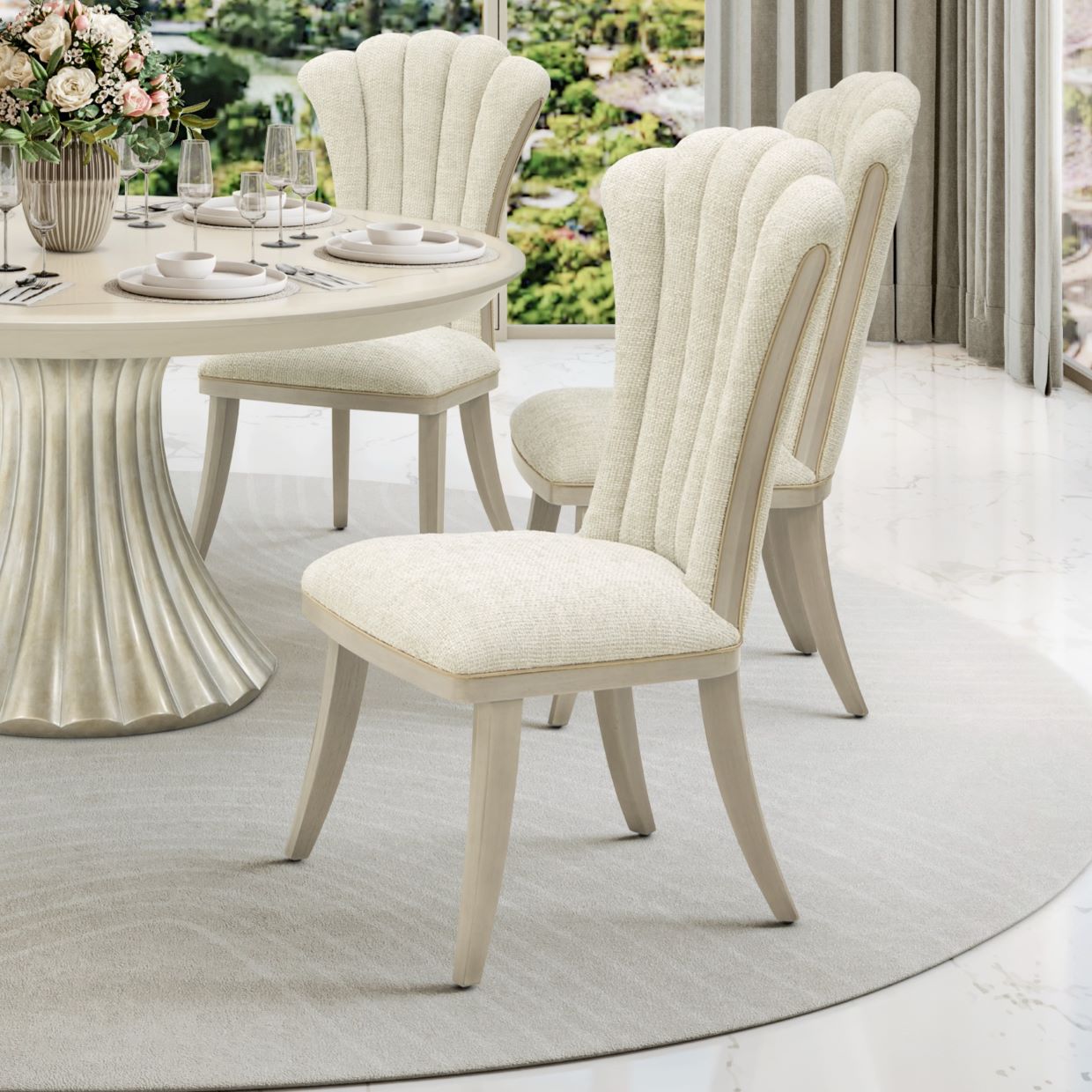 Michael Amini Fantosini Dining Side Chair - Set of 2