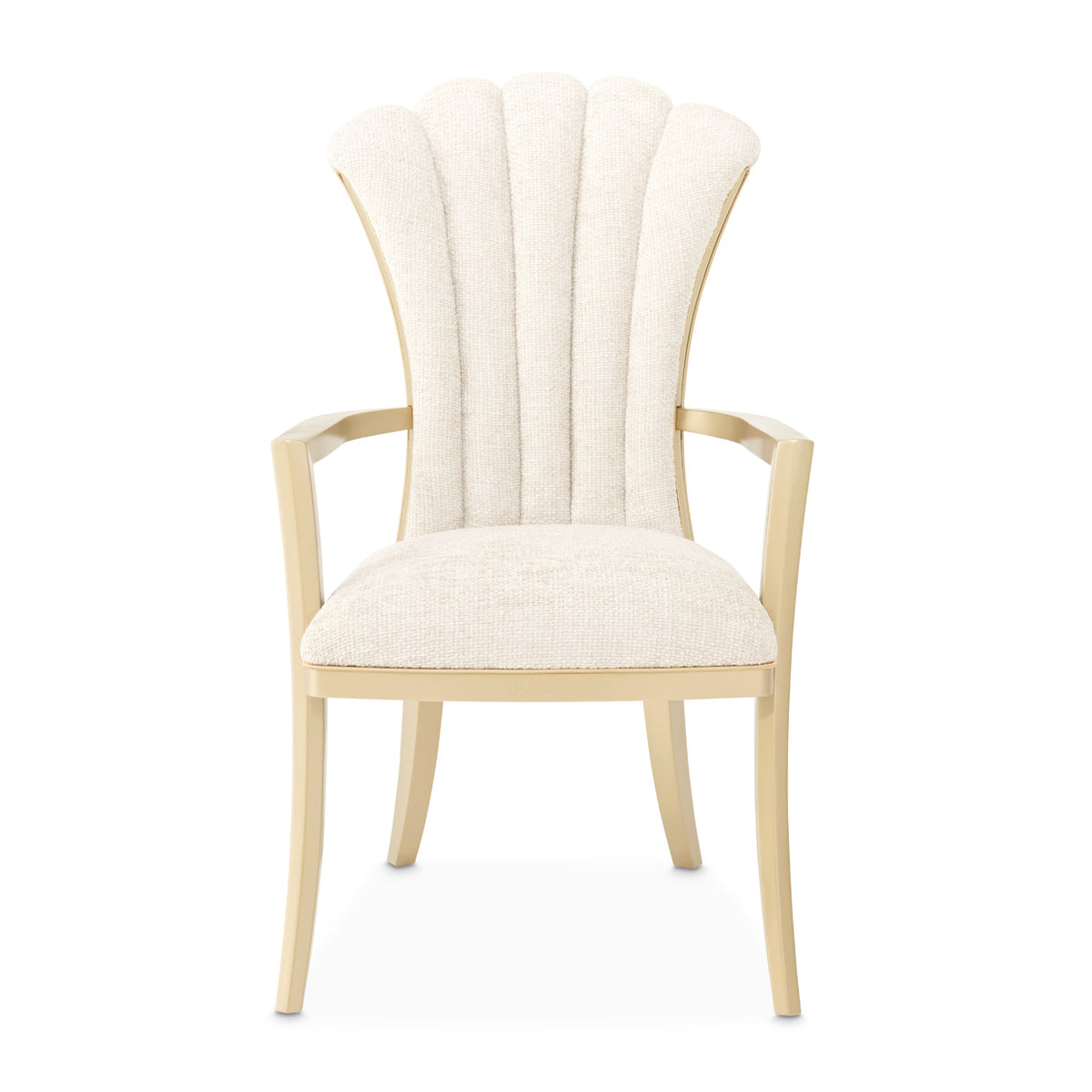 Michael Amini Fantosini Gold Dining Arm Chair - Set of 2